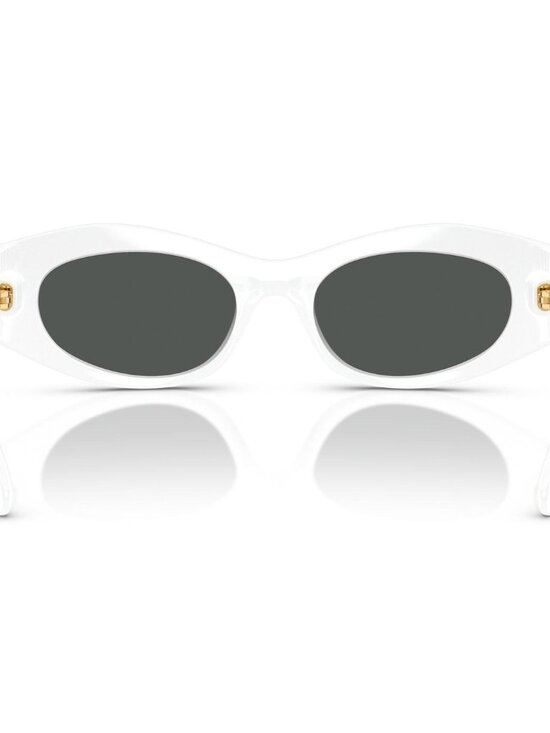 NEW VERSACE VE4480U 314/87 WHITE GREY SUNGLASSES 51-18-140 AUTHENTIC